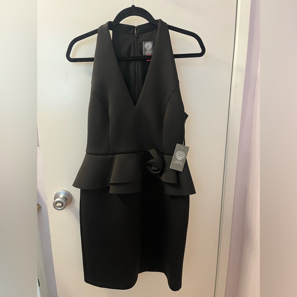 Elegant Black Sleeveless Dress NWT Size 10 PTP 18